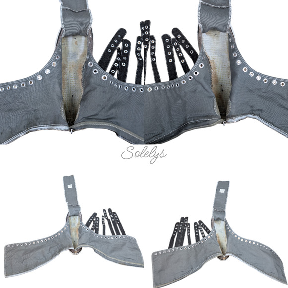 Converse 2012 XXHI 7 Multi Strap Grey Buckle Knee High Sneaker Boot Womens 9.5 - Picture 8 of 12